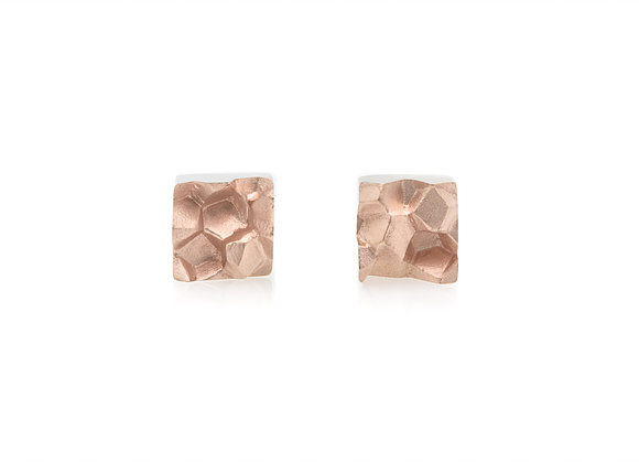 Fracture Mined Rose Earrings