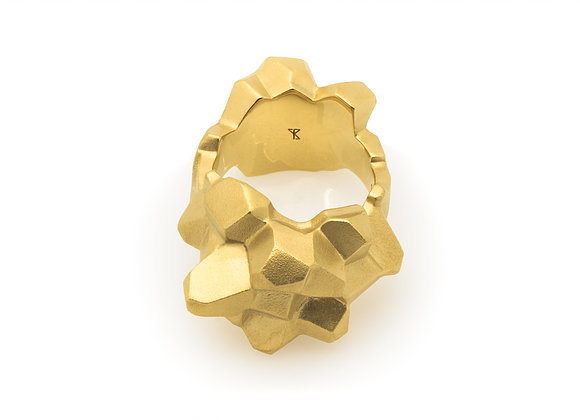 NUGGET x GOLD ring front view