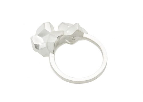 Cluster Silver Ring Unique Design 3